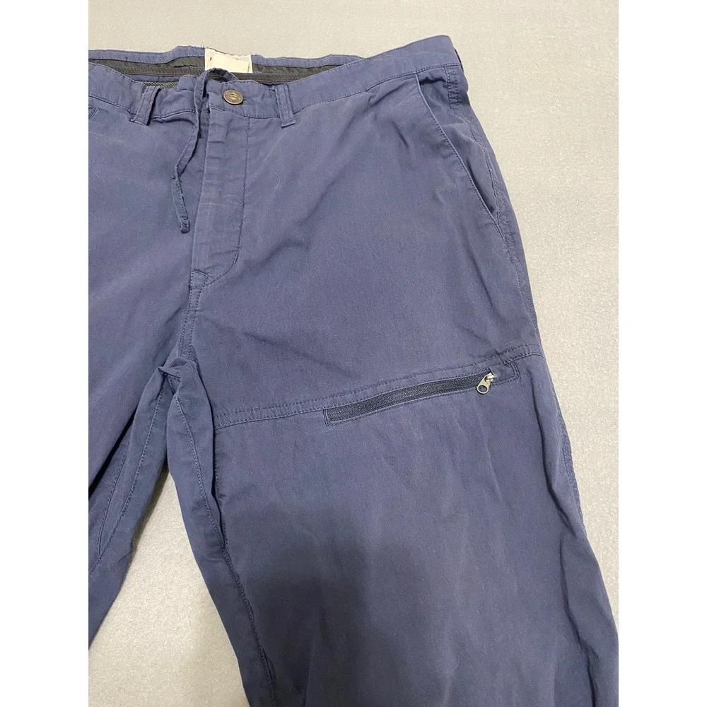 The North Face Mens Hiking Pants Navy Blue Size 34 Stretch Outdoor Utility Trail